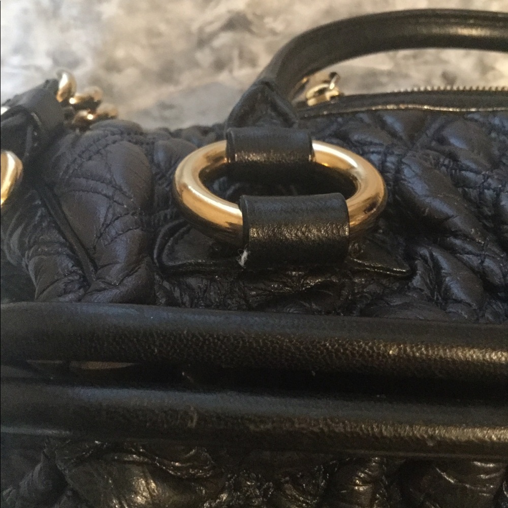 Marc Jacobs Black Navy Quilted Vintage Stam Bag - Picture 3 of 8
